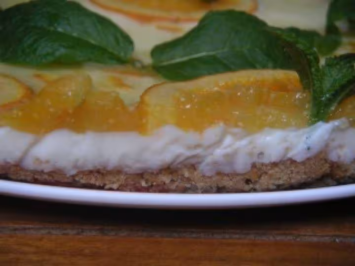 Tarte au fromage frais et a l orange amere 2