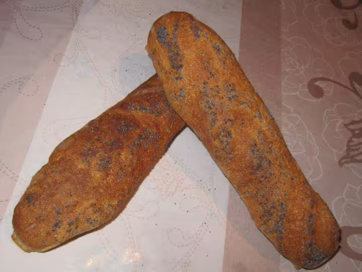 Baguettes pavot