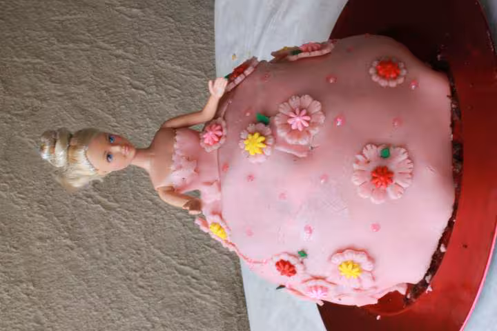 Barbie gateau