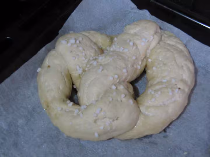 Bretzel avant cuisson