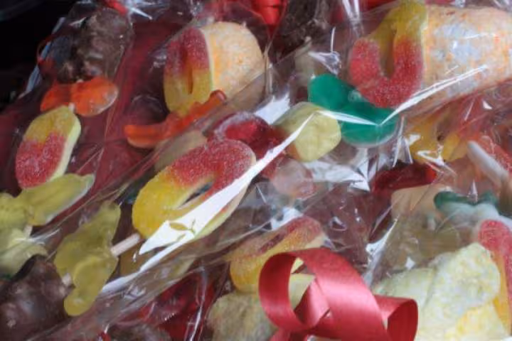 Brochette de bonbons