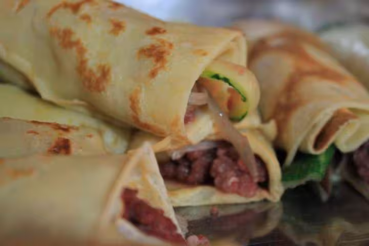 Canneloni de crepes