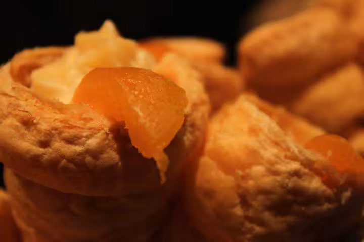 Cone feuilletee passion abricot