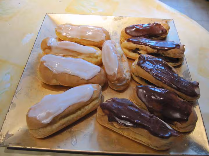 Eclairs chocolat vanille