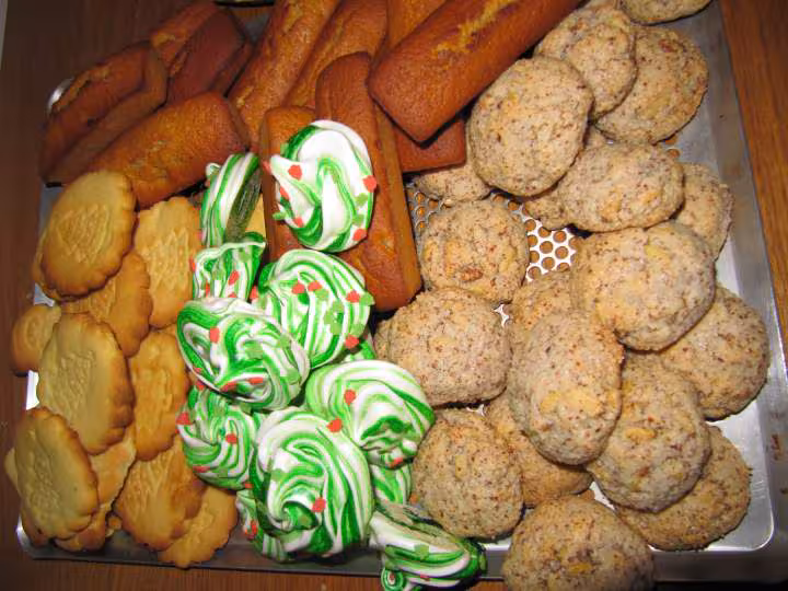 Fournee gateaux de noel