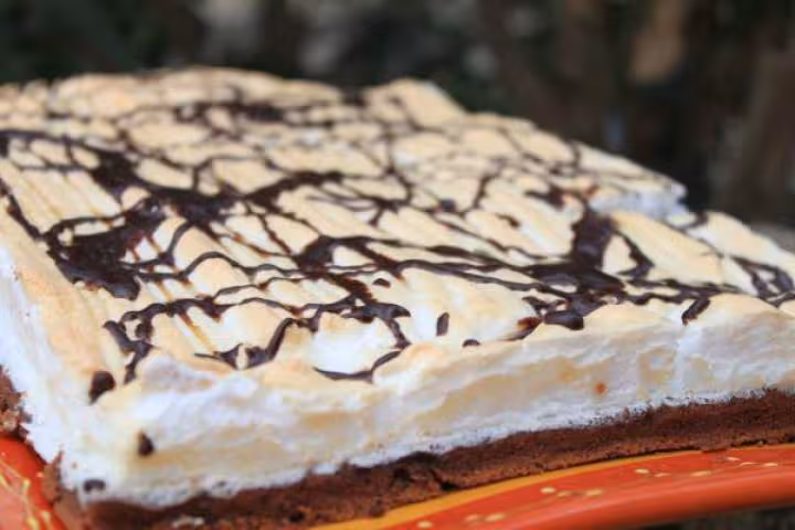 Gateau au chocolat meringue
