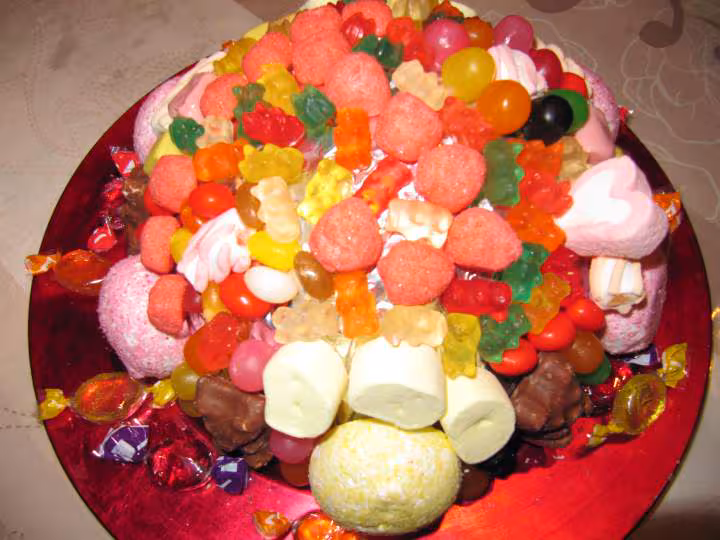 Gateau de bonbons j
