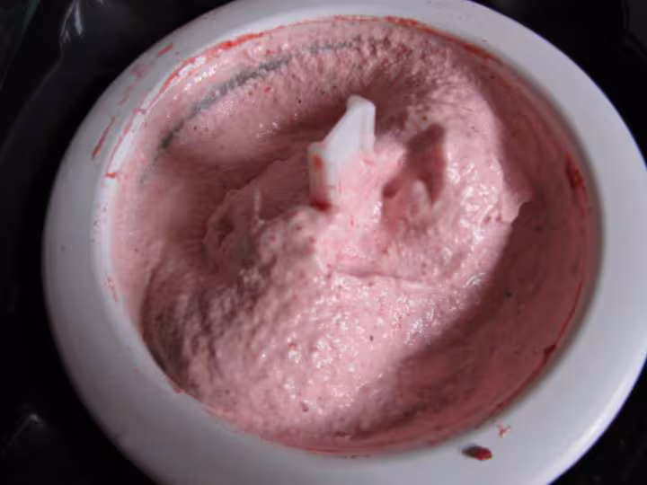 Glace a la fraise