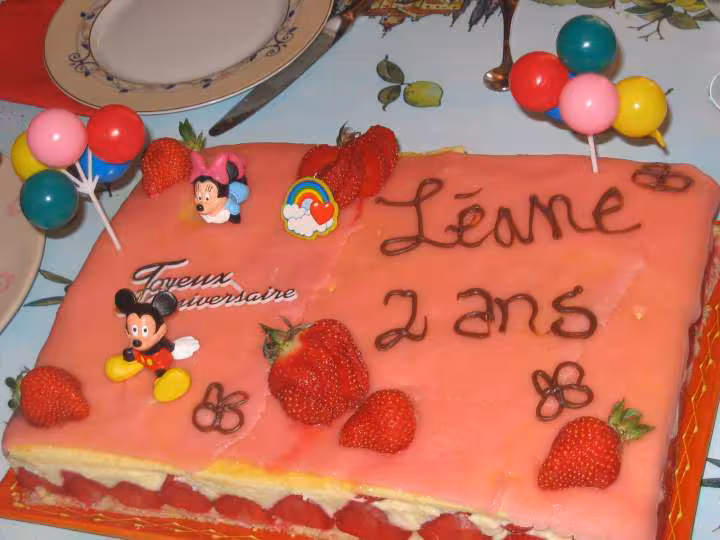 Leane gateau 2 ans