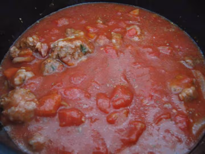Sauce minis boulettes tomates au chef and go