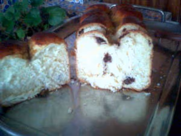 Brioche aux pepites de chocolat