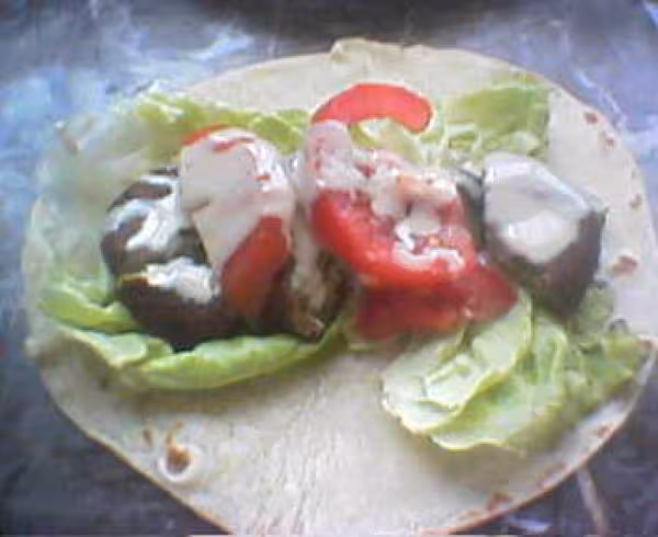 Sandwich falafels