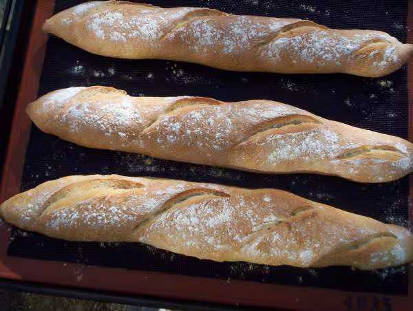 Baguettes monge au levain kayser