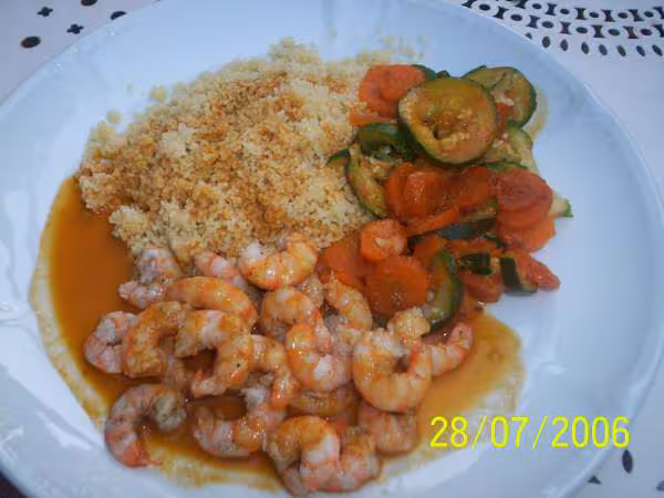 Couscous aux crevettes tm31
