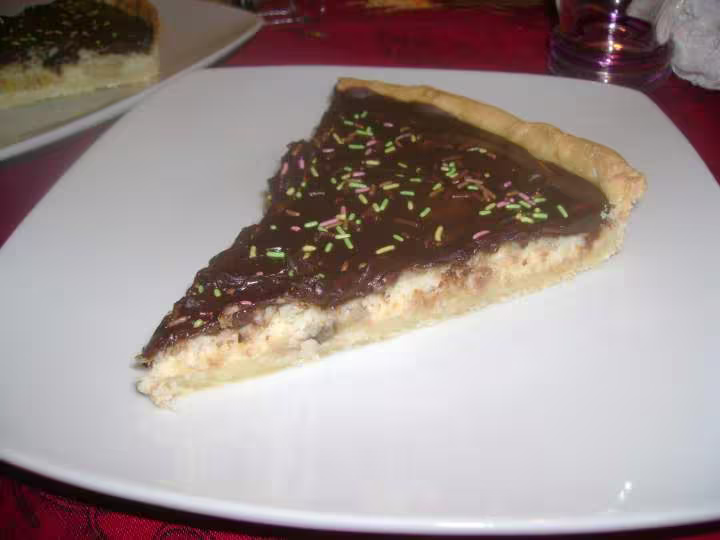 Tarte chocolat bananes