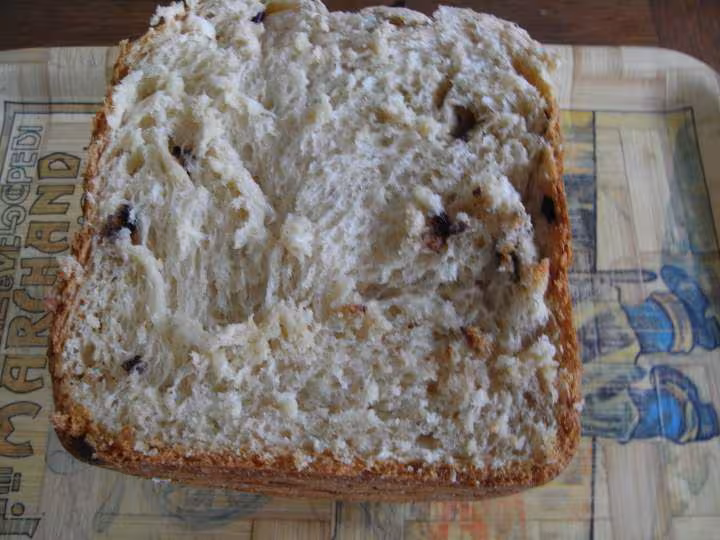 Brioche a la noix de coco et pepites de chocolat
