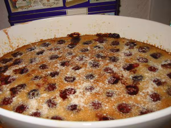 Clafoutis amandine aux cerises