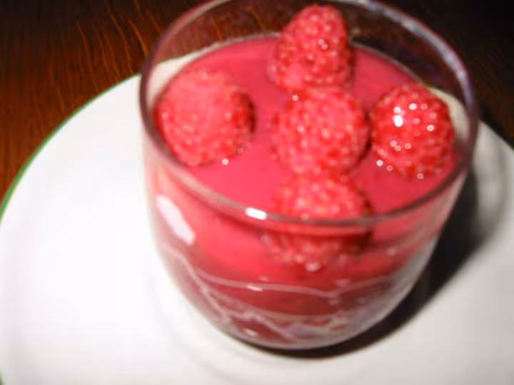 Compote bananes framboises