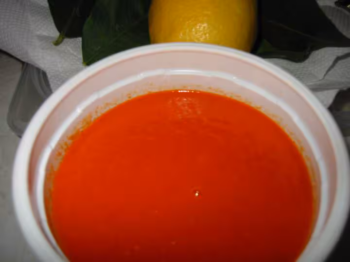 Coulis de poivron a congeler