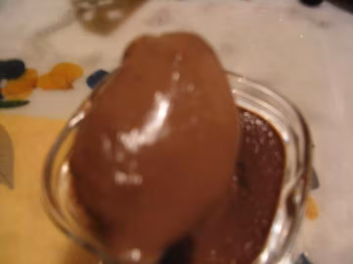 Creme chocolat au lait d amande texture