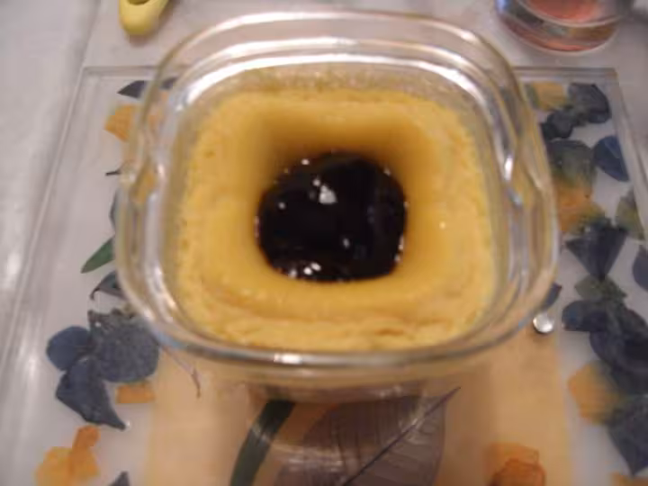 Flan allege a la gelee de groseilles md