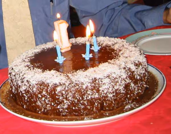 Gateau chocolat coeur coco