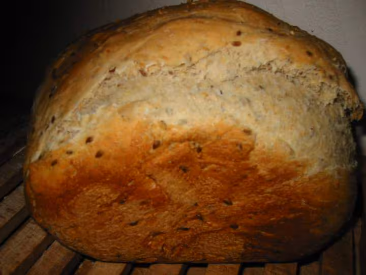 Pain aux graines de lin et de sesame