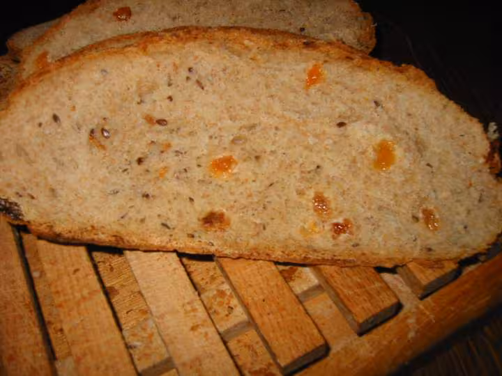 Pain cocotte aux 3 farines en coupe