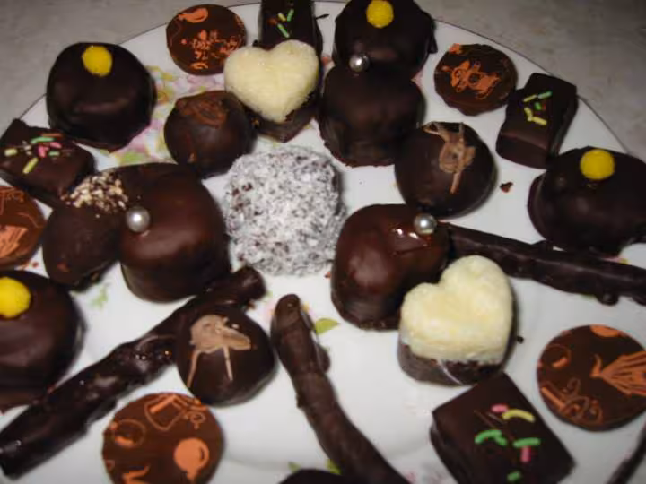 Quelques uns de mes chocolats