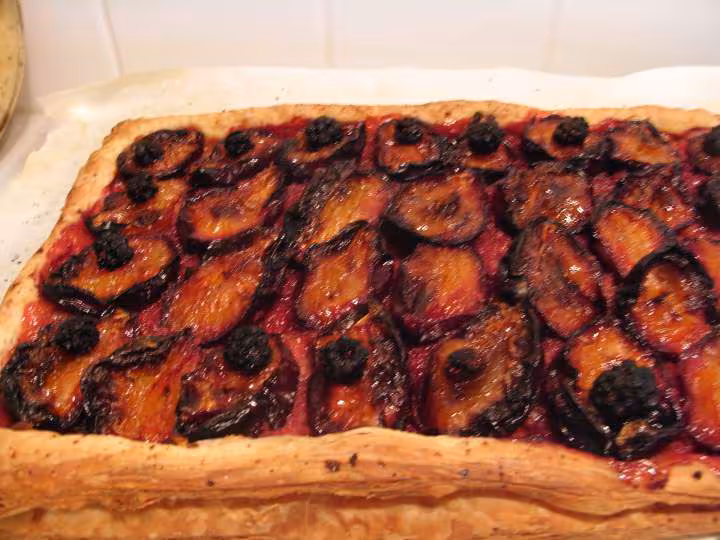 Tarte amandine aux quetsches