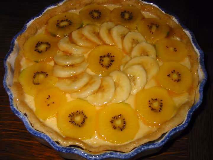 Tarte kiwis banane