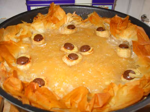 Tarte legere aux bananes et aux pommes