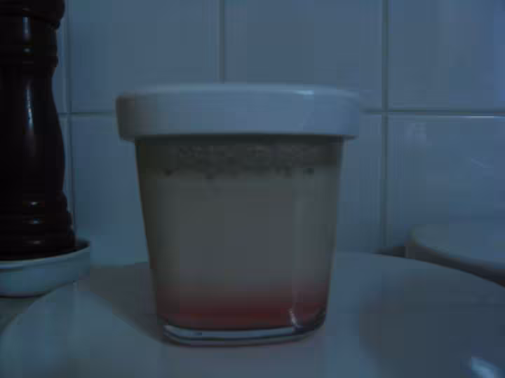 Yaourt au lait de soja et pralines roses md
