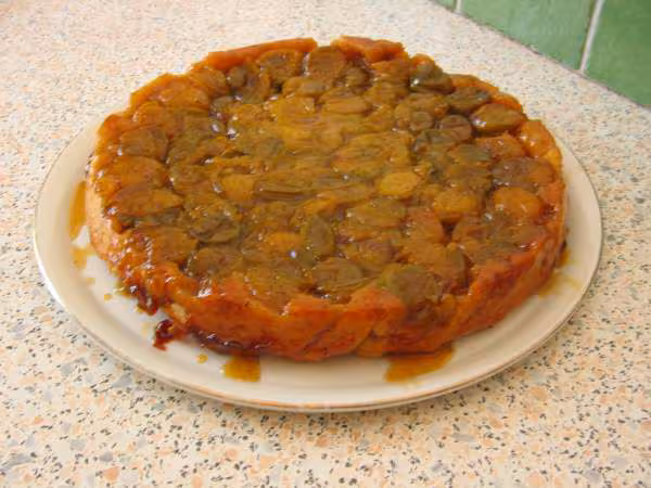 Tarte tatin aux reines claudes