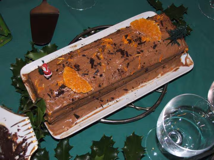 Buche choco clementines