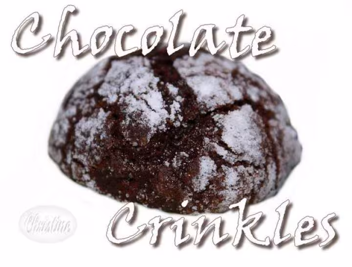 Chocolate crinkles