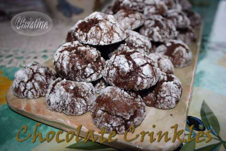 Chocolate crinkles