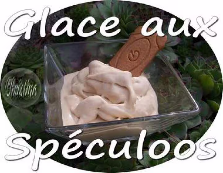Glace aux speculoos