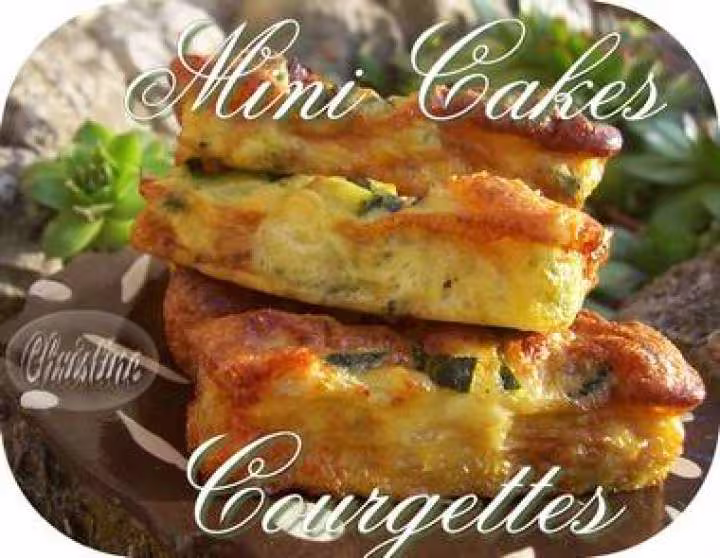 Mini cakes courgettes