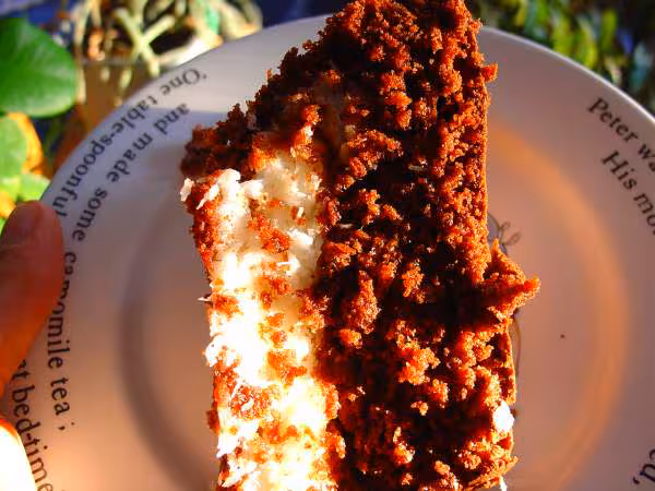 Moelleux choco avec coeur de coco miam