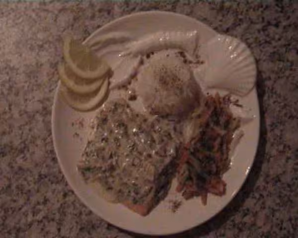 Saumon a l oseille apres