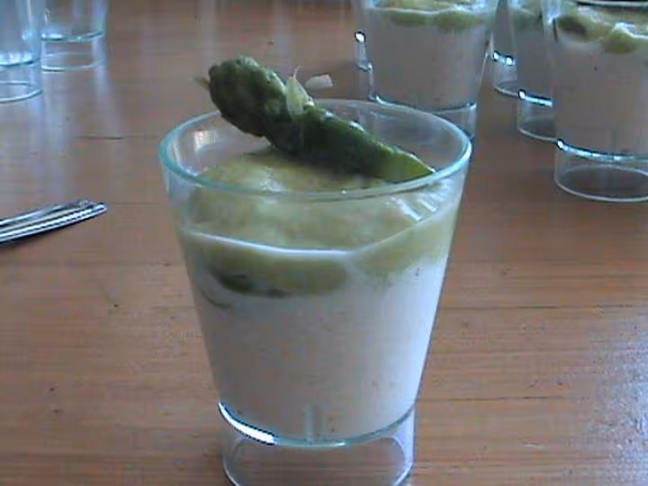 Duo de volaille et foie gras bavaroise de choux fleur