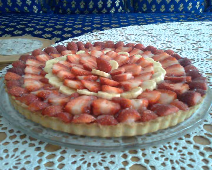 Tarte fraise banane profil