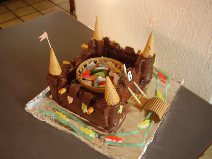 Gateau chateau fort