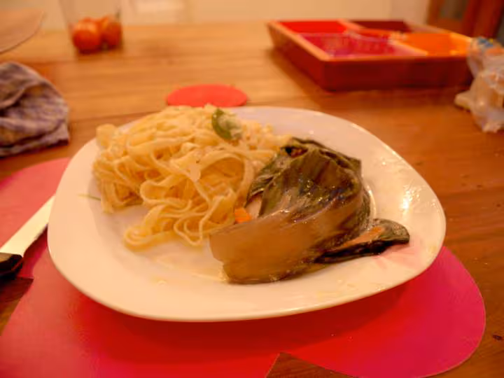 Les papillotes une fois dans l assiette