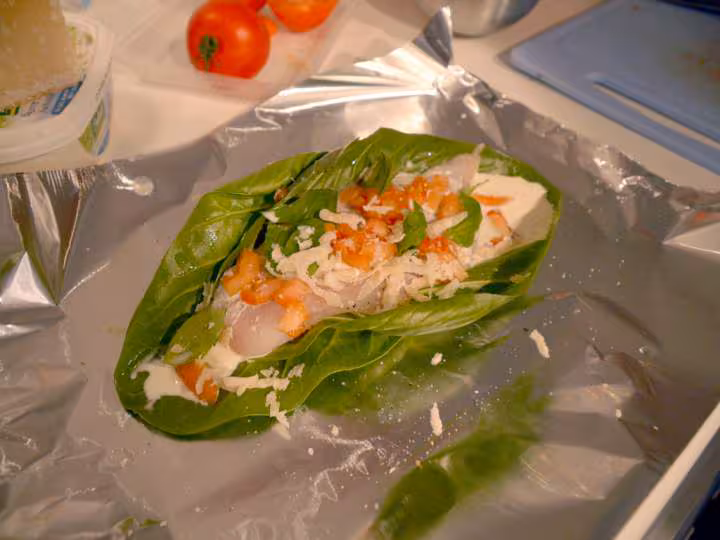 Papillotes preparation