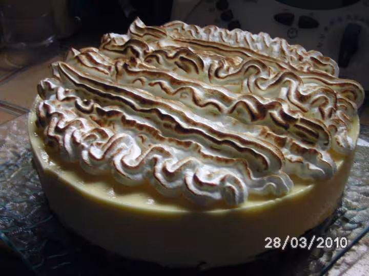 Chiboust meringue a la clementine