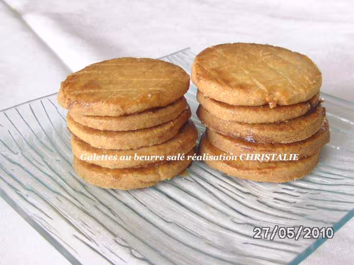 Galettes au beurre sale