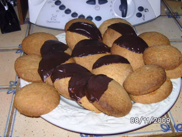 Gros sables noix de coco chocolat