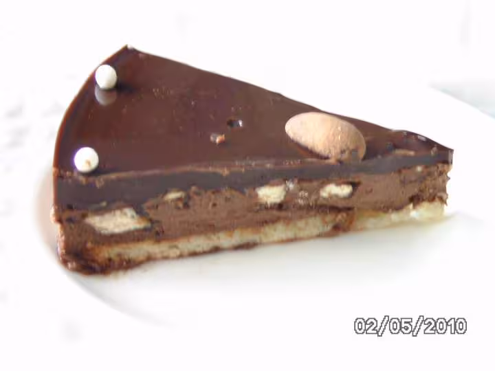 Part de parfait au chocolat